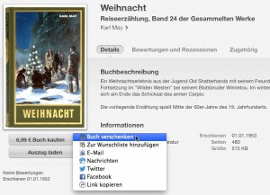 iBooks verschenken auf dem Mac...