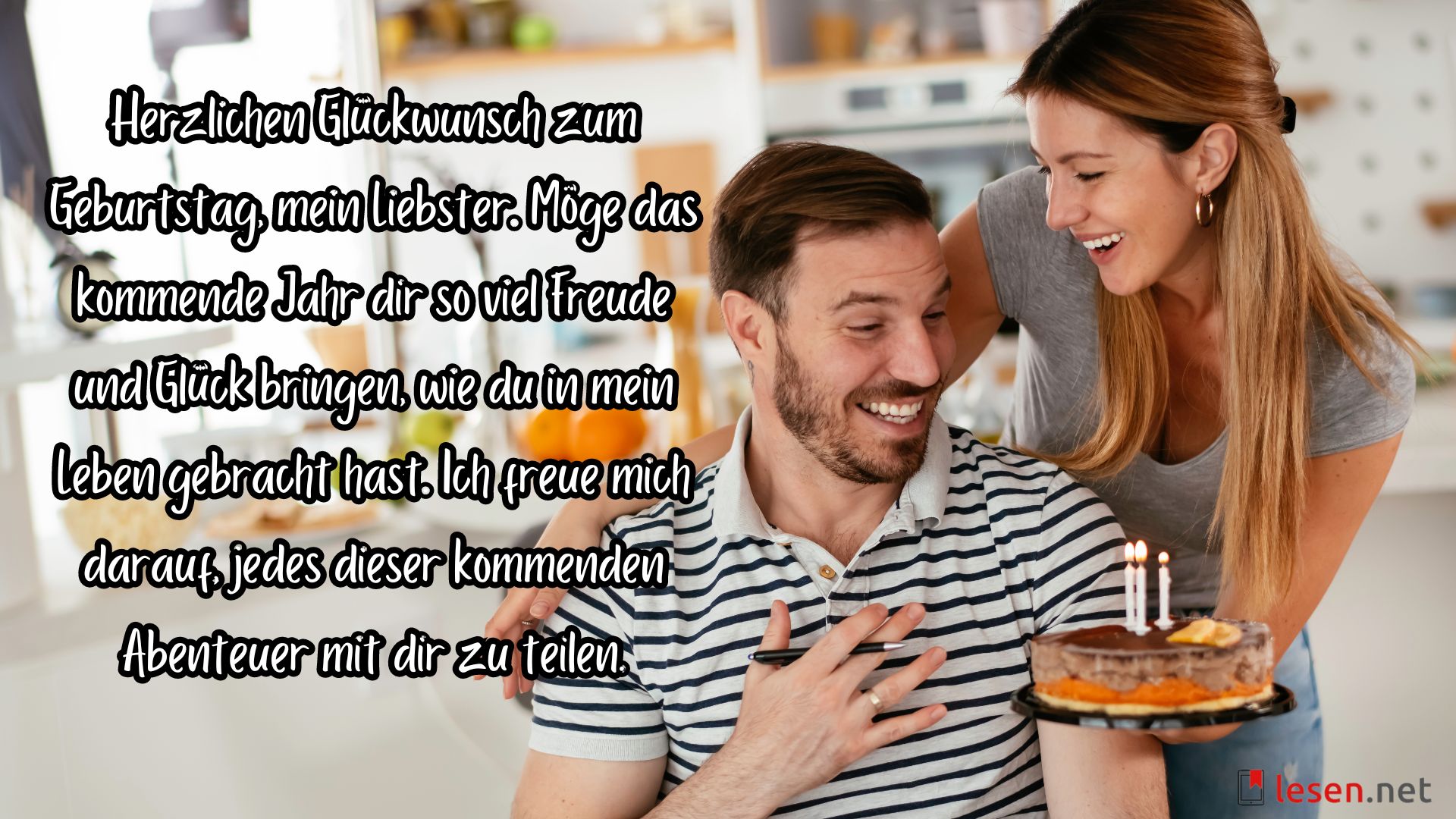 Herzlichen Glückwunsch zum Geburtstag, mein Liebster