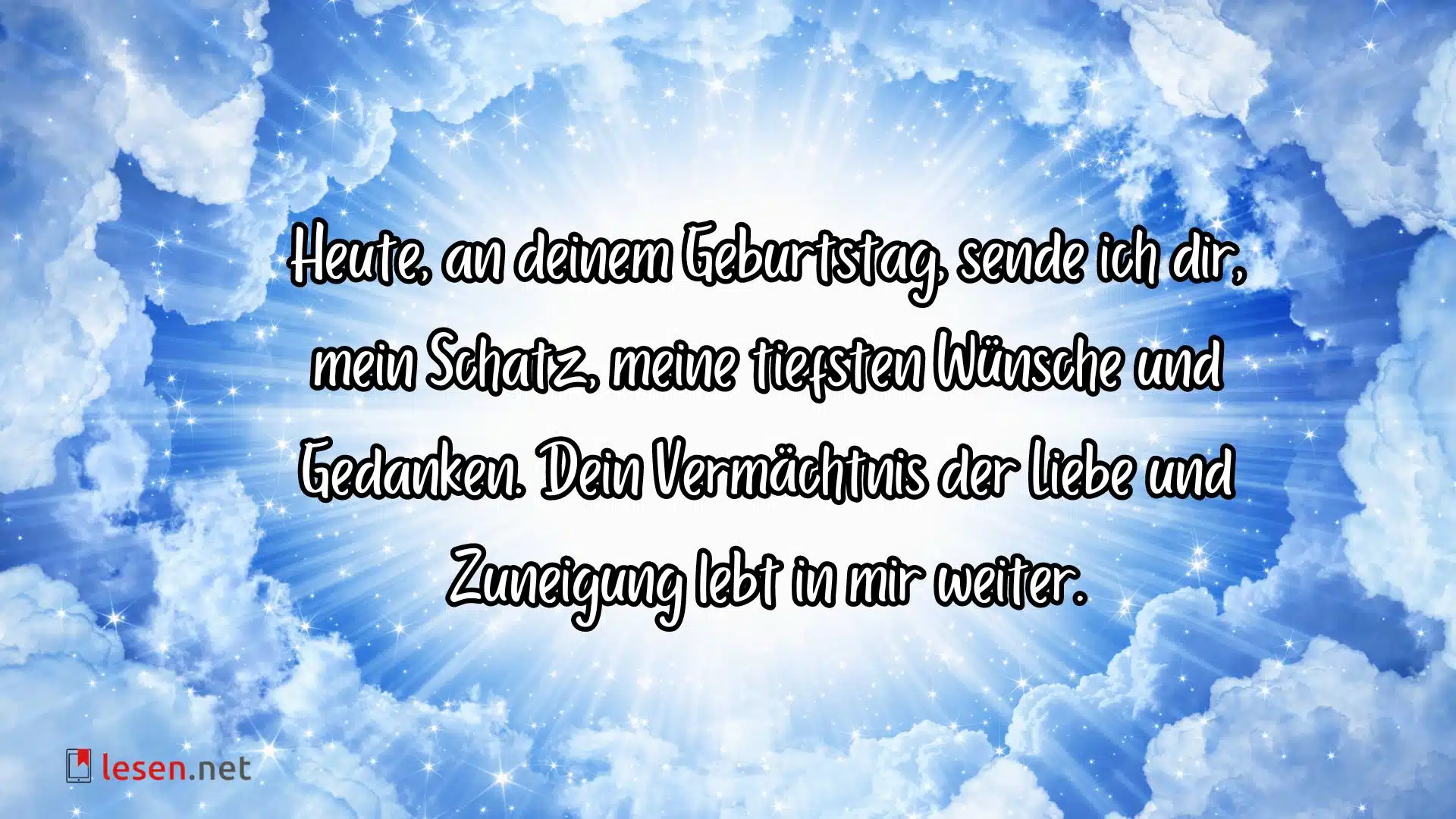 Geburtstagsgrüße in den Himmel Bilder: Malen und Freude schenken!