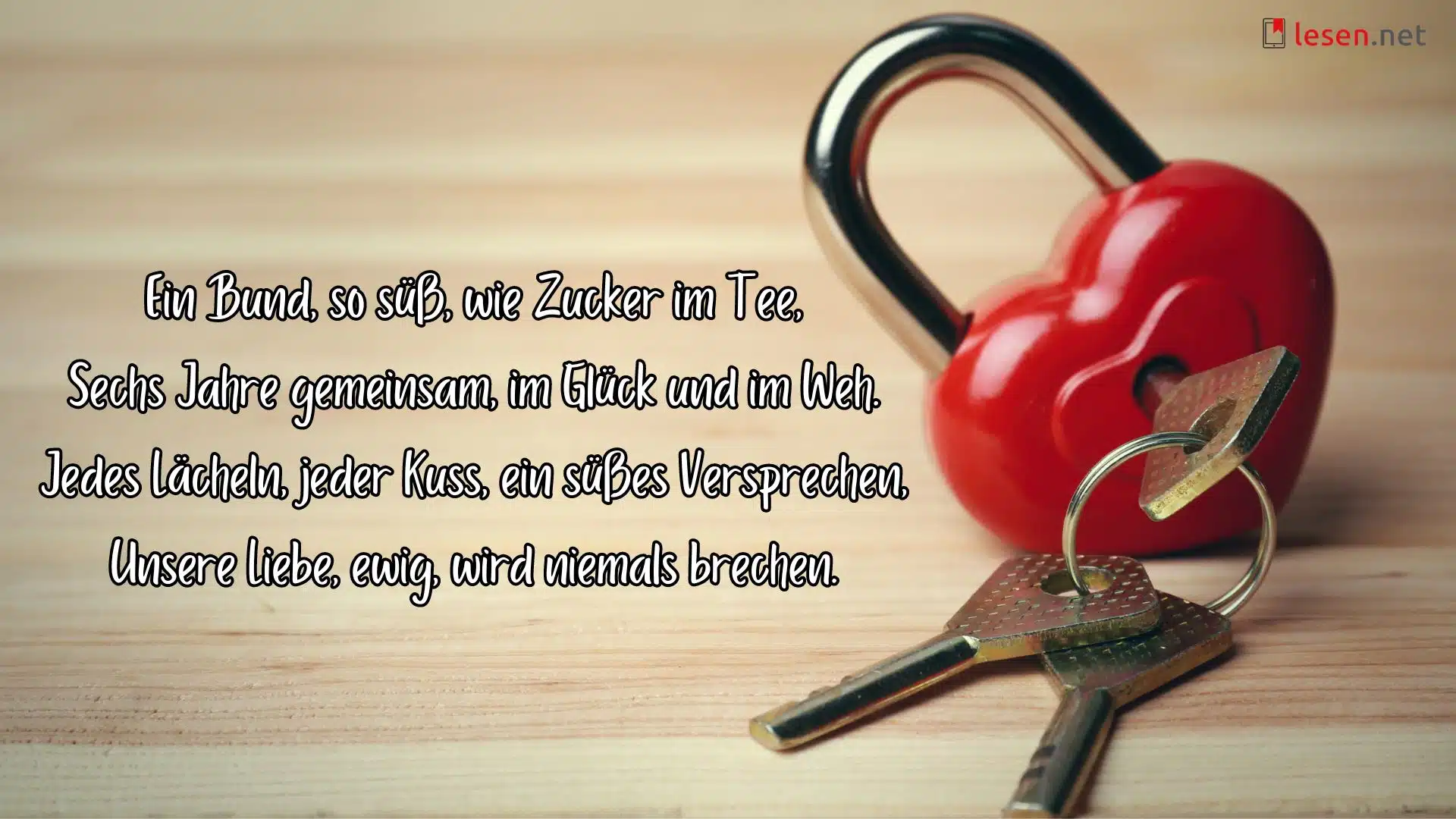 Ein Bund, so süß, wie Zucker im Tee