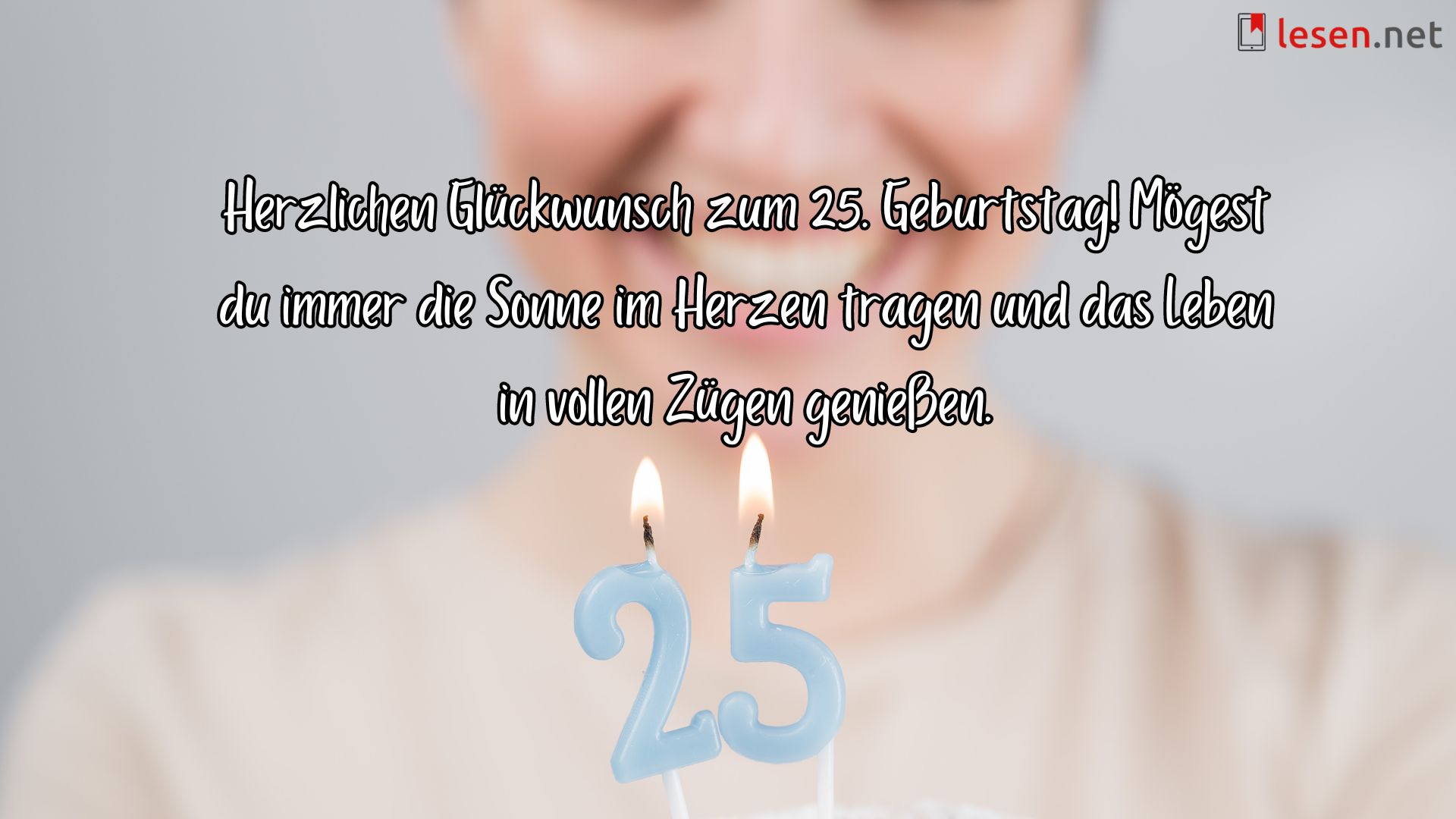 Herzlichen Glückwunsch zum 25. Geburtstag