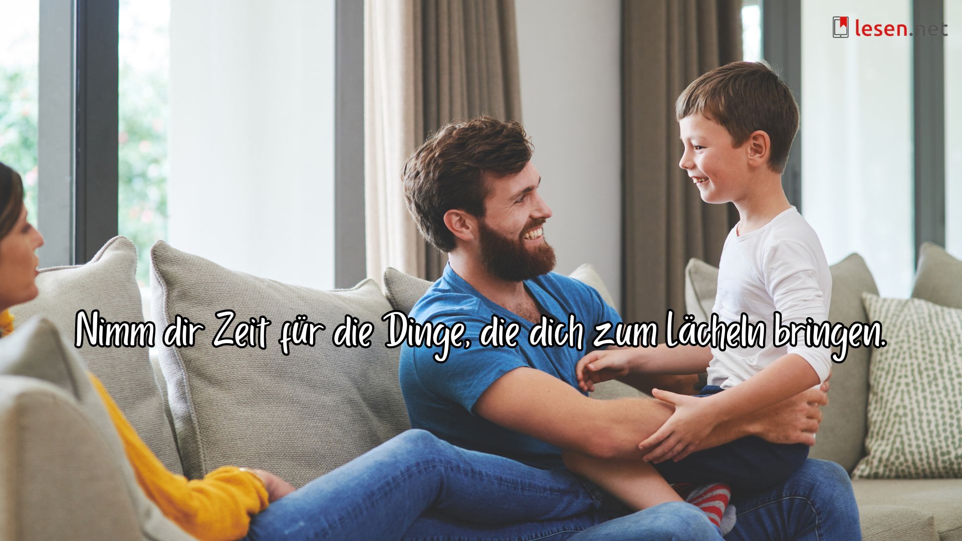 Nimm dir Zeit für die Dinge, die dich zum Lächeln bringen.